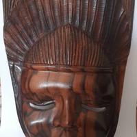 Scultura arte Africa In Ebano lavorato a mano vint