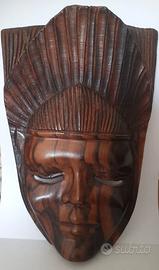 Scultura arte Africa In Ebano lavorato a mano vint