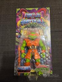 Michelangelo Turtles of Grayskull MOTU Mattel New