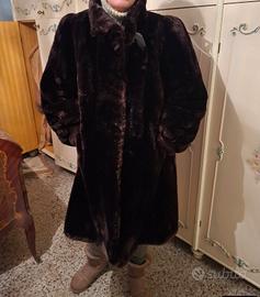 Pelliccia Cappotto di Castoro tg 44