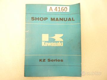 Kawasaki serie KZ SHOP MANUAL in inglese ORIGINALE