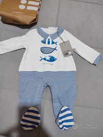 Tutina neonato Original Marines taglia 1-3 mesi