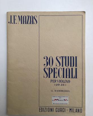 Mazas, spartito per violino
