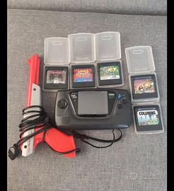 Consolle Sega Game Gear+6 giochi+pistola zapper Ni