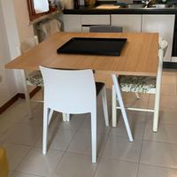 Tavolo quadrato 120x120 rovere naturale - nuovo