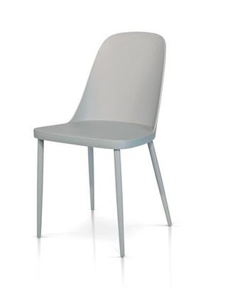 Sedia 988 Colore Grigio Struttura e Sedile in PP