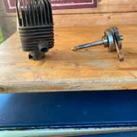 Gruppo termico + albero motore  Piaggio ciao