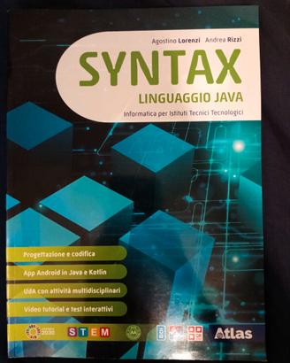 Syntax Linguaggio Java