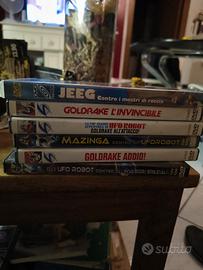 Lotto 6 DVD robot Go Nagai