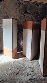Set di tre espositori 