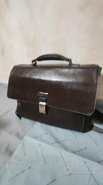 borsa da lavoro Piquadro marrone in pelle 