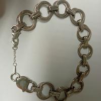 BRACCIALE IN ARGENTO 925, Massiccio, Vintage 