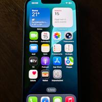 iPhone 13 blu 128 gb batteria 100% 🔋