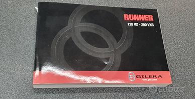 USO E MANUTENZIONE MANUALE GILERA RUNNER 125 VX- 2