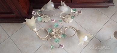 lampadario grande e due piccoli 