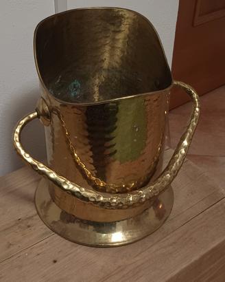 Portaombrello in ottone antico