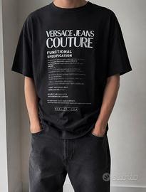 T- shirt Versace Jeans Couture nera