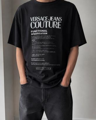 T- shirt Versace Jeans Couture nera