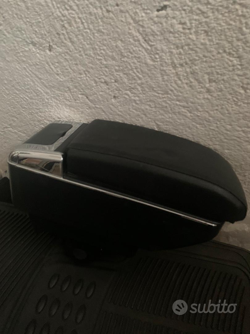 Bracciolo In Ecopelle Nera Compatibile Con Opel Astra H 3/5 Porte, GTC, Twin Top E Vauxhall Astra H, 2004-2010, Montaggio Facile E Vano Portaoggetti