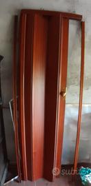 Porta a soffietto legno - Zogno BG