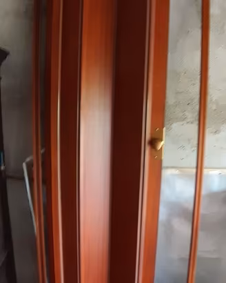 Porta a soffietto legno - Zogno BG