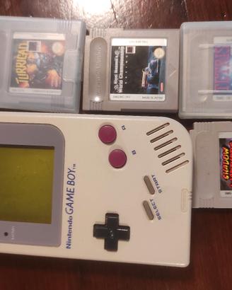 game boy prima serie +  4 giochi