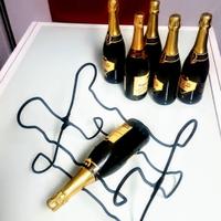 Cantinetta Porta Bottiglie Pieghevole in Metallo