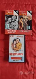 3 vhs della trilogia pane amore e .v. de sica