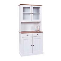 Mobile Credenza 2 Ante con Cassetti Bianca Vetrina