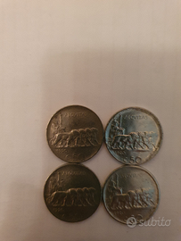4 Monete da 50 centesimi 1920