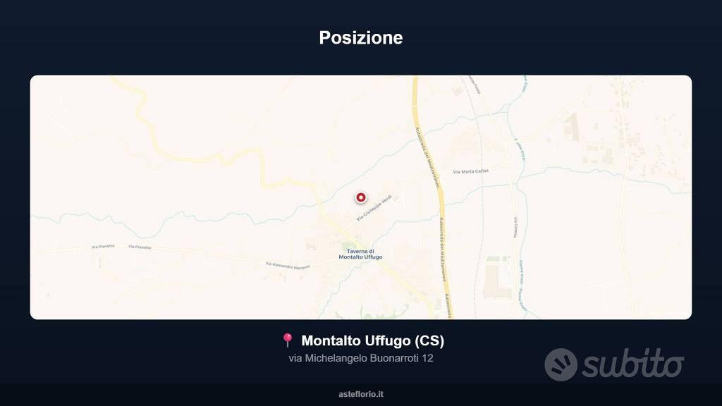 Immobile in asta di 300 m² a Montalto Uffugo - Vista 2