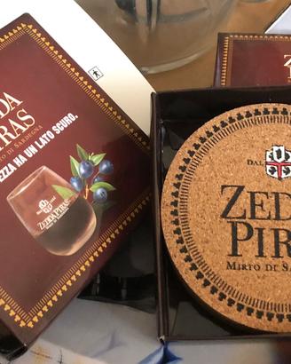 8 Sotto Bicchiere Sughero Mirto Zedda Piras+Birra
