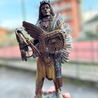 Statua di indiano nativo