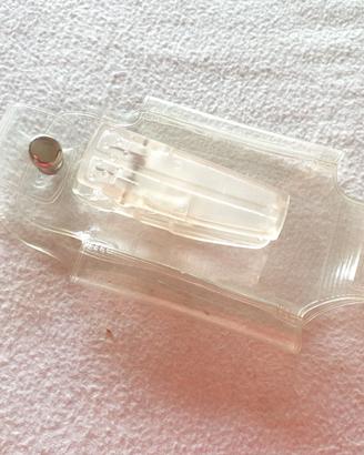 Custodia vintage trasparente per device vari