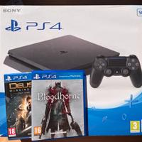 Playstation 4 slim 500GB con Bloodborne e Deus ex