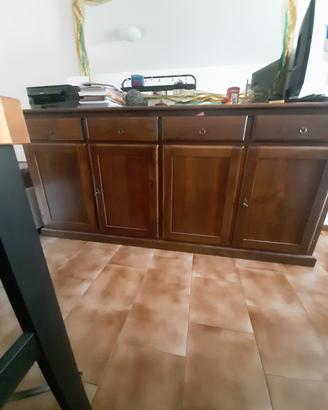 credenza in legno massello