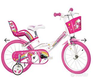 Bicicletta Dino Bike Fantasia Unicorn 16"