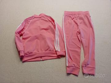 Tuta Adidas bimba 3/4 anni acetata