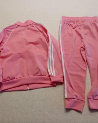 Tuta Adidas bimba 3/4 anni acetata