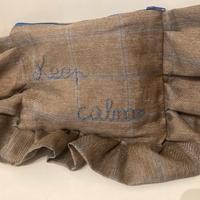 Borsa da polso con ricamo