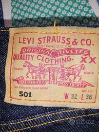 jeans Levi's uomo blu taglia w 32 corrisponde a 46