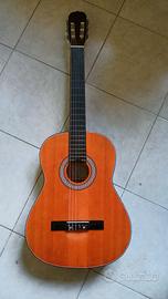 chitarra con custodia 