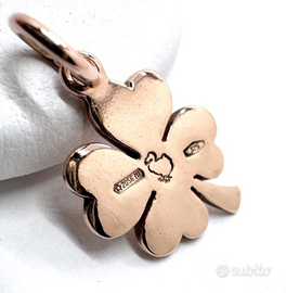 DoDo quadrifoglio oro rosa