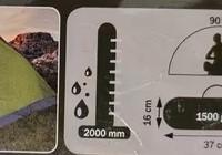 Tenda campeggio Rocktrail 2 posti 