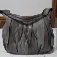 borsa coccinelle pelle liscia scamosciata 