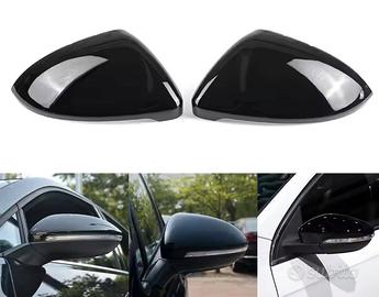 Golf 7 calotte specchietti nero lucido coppia