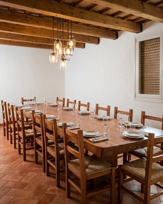 Tavolo Rustico Taverna Noce