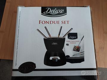 Set fonduta cioccolato o formaggio in porcellana