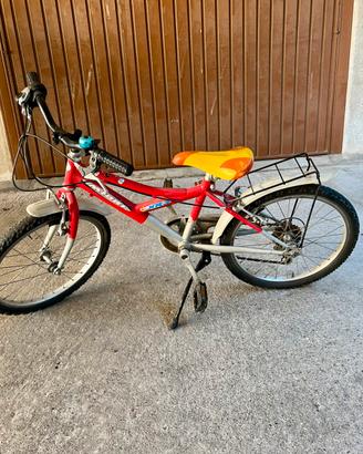 Bici MIORI XR3 da bambino bambina con portapacchi