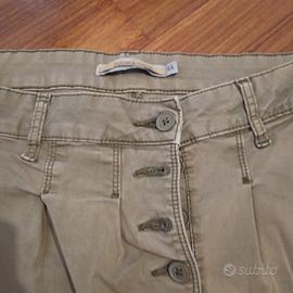 Pantaloni Beige Cavallo Basso – Modello Carrot / S